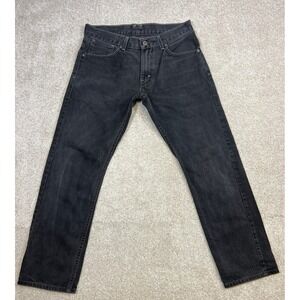 Levi's 514 Slim Straight Dark Wash Men's Jeans‎ Size 32x30 Black Denim